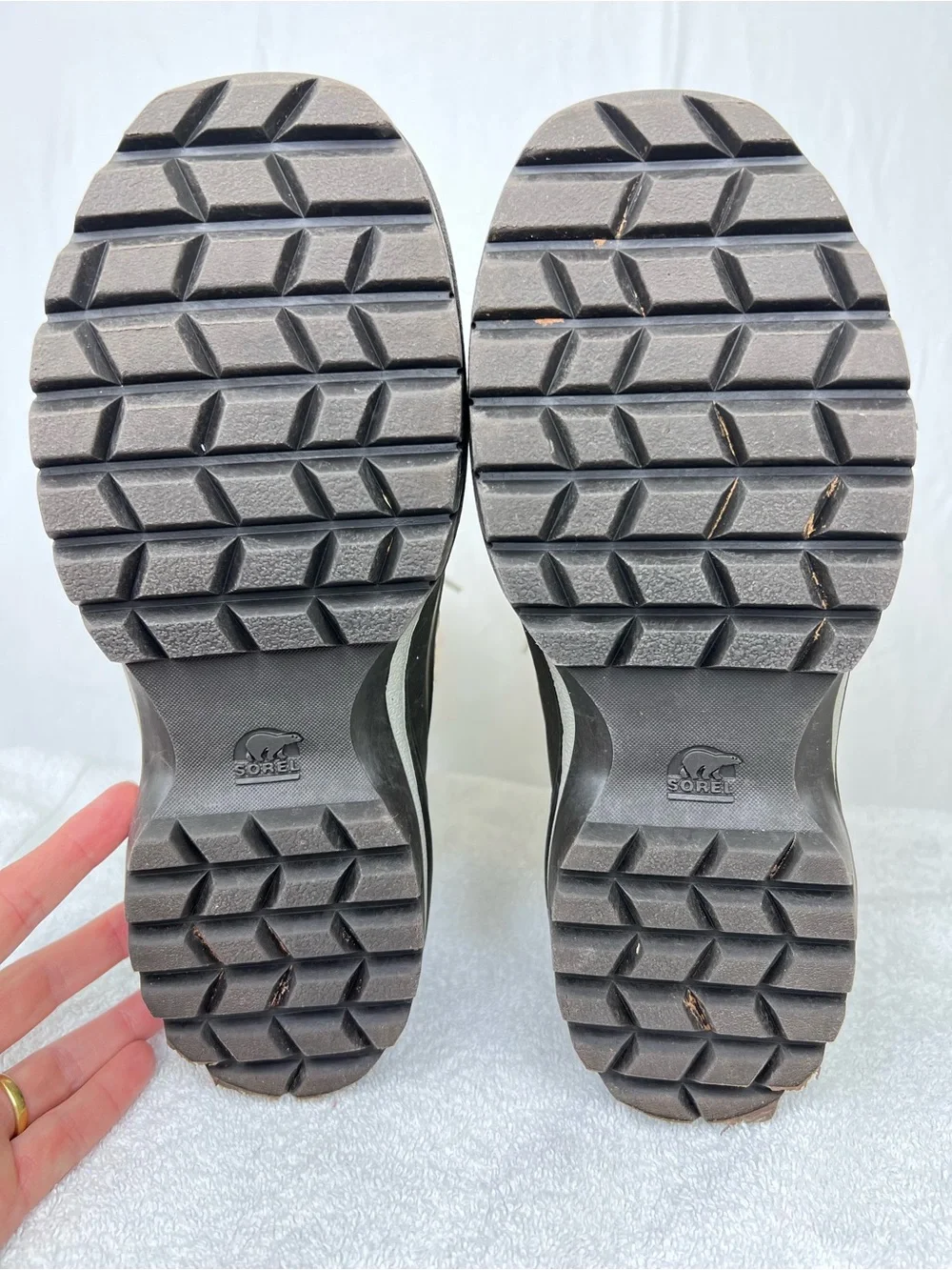 Sorel Cumberland Womens 8 Winter Boots White Black Insulated Snow NL1436